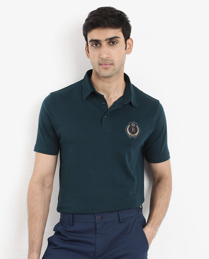 Regular Fit Ribbed polo shirt